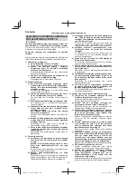 Предварительный просмотр 80 страницы HIKOKI AC 18DA Handling Instructions Manual