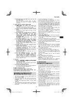 Предварительный просмотр 81 страницы HIKOKI AC 18DA Handling Instructions Manual