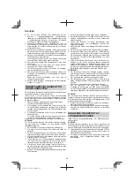 Предварительный просмотр 82 страницы HIKOKI AC 18DA Handling Instructions Manual