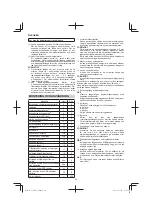 Предварительный просмотр 86 страницы HIKOKI AC 18DA Handling Instructions Manual