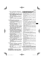 Предварительный просмотр 91 страницы HIKOKI AC 18DA Handling Instructions Manual