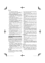 Предварительный просмотр 92 страницы HIKOKI AC 18DA Handling Instructions Manual