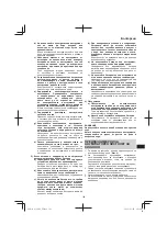 Предварительный просмотр 199 страницы HIKOKI AC 18DA Handling Instructions Manual