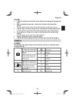 Предварительный просмотр 23 страницы HIKOKI AW 100 Handling Instructions Manual