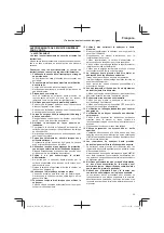 Предварительный просмотр 35 страницы HIKOKI AW 150 Handling Instructions Manual