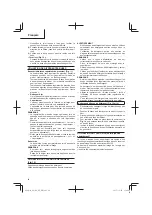 Предварительный просмотр 40 страницы HIKOKI AW 150 Handling Instructions Manual