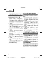 Предварительный просмотр 106 страницы HIKOKI AW 150 Handling Instructions Manual