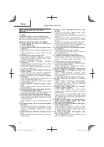 Предварительный просмотр 112 страницы HIKOKI AW 150 Handling Instructions Manual