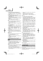 Предварительный просмотр 118 страницы HIKOKI AW 150 Handling Instructions Manual