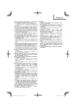 Предварительный просмотр 123 страницы HIKOKI AW 150 Handling Instructions Manual