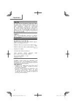 Предварительный просмотр 132 страницы HIKOKI AW 150 Handling Instructions Manual