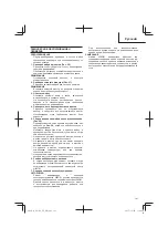 Предварительный просмотр 141 страницы HIKOKI AW 150 Handling Instructions Manual