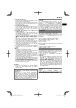 Preview for 21 page of HIKOKI AW 18DBL Handling Instructions Manual