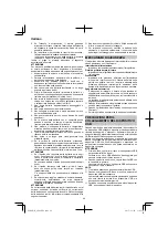 Preview for 40 page of HIKOKI AW 18DBL Handling Instructions Manual