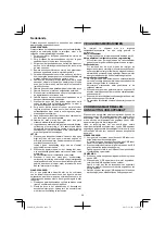 Preview for 52 page of HIKOKI AW 18DBL Handling Instructions Manual