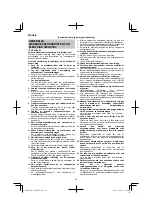 Preview for 96 page of HIKOKI AW 18DBL Handling Instructions Manual