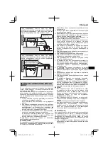 Preview for 131 page of HIKOKI AW 18DBL Handling Instructions Manual