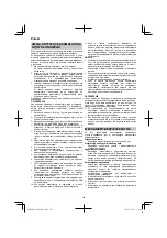 Preview for 144 page of HIKOKI AW 18DBL Handling Instructions Manual