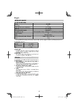 Preview for 158 page of HIKOKI AW 18DBL Handling Instructions Manual