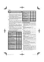 Preview for 182 page of HIKOKI AW 18DBL Handling Instructions Manual