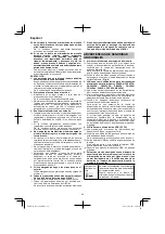 Предварительный просмотр 36 страницы HIKOKI BL 26200S Handling Instructions Manual