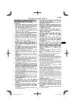 Предварительный просмотр 59 страницы HIKOKI BL 26200S Handling Instructions Manual