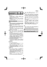 Предварительный просмотр 103 страницы HIKOKI BL 26200S Handling Instructions Manual