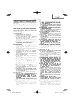 Preview for 17 page of HIKOKI C 10FCE2 Handling Instructions Manual