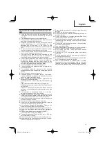 Preview for 19 page of HIKOKI C 10FCE2 Handling Instructions Manual