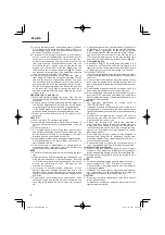 Preview for 22 page of HIKOKI C 10FCE2 Handling Instructions Manual