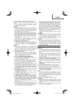 Preview for 23 page of HIKOKI C 10FCE2 Handling Instructions Manual