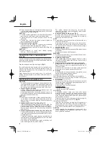 Preview for 24 page of HIKOKI C 10FCE2 Handling Instructions Manual