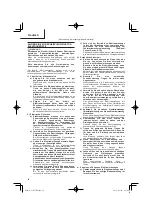 Preview for 26 page of HIKOKI C 10FCE2 Handling Instructions Manual