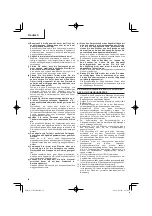 Preview for 28 page of HIKOKI C 10FCE2 Handling Instructions Manual