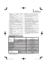 Preview for 29 page of HIKOKI C 10FCE2 Handling Instructions Manual