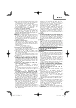 Preview for 33 page of HIKOKI C 10FCE2 Handling Instructions Manual