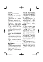 Preview for 41 page of HIKOKI C 10FCE2 Handling Instructions Manual