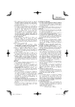 Preview for 43 page of HIKOKI C 10FCE2 Handling Instructions Manual