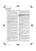 Preview for 44 page of HIKOKI C 10FCE2 Handling Instructions Manual