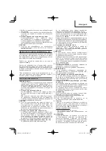 Preview for 45 page of HIKOKI C 10FCE2 Handling Instructions Manual