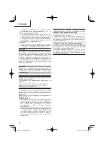 Preview for 46 page of HIKOKI C 10FCE2 Handling Instructions Manual