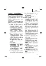 Preview for 47 page of HIKOKI C 10FCE2 Handling Instructions Manual