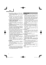 Preview for 54 page of HIKOKI C 10FCE2 Handling Instructions Manual