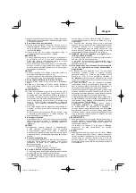 Preview for 63 page of HIKOKI C 10FCE2 Handling Instructions Manual