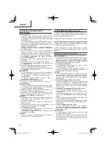 Preview for 64 page of HIKOKI C 10FCE2 Handling Instructions Manual