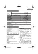 Preview for 69 page of HIKOKI C 10FCE2 Handling Instructions Manual