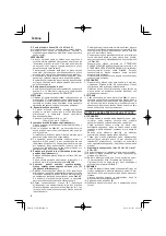 Preview for 72 page of HIKOKI C 10FCE2 Handling Instructions Manual