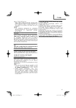 Preview for 83 page of HIKOKI C 10FCE2 Handling Instructions Manual