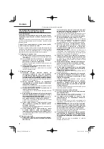 Preview for 84 page of HIKOKI C 10FCE2 Handling Instructions Manual