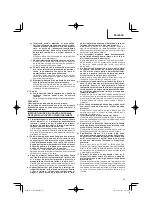 Preview for 85 page of HIKOKI C 10FCE2 Handling Instructions Manual